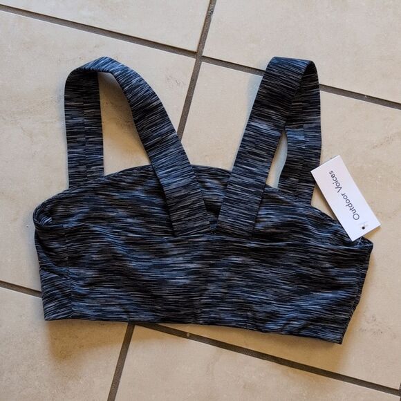 NWT Outdoor Voices FreeForm Bra Indigo Blue Size M - Picture 3 of 8